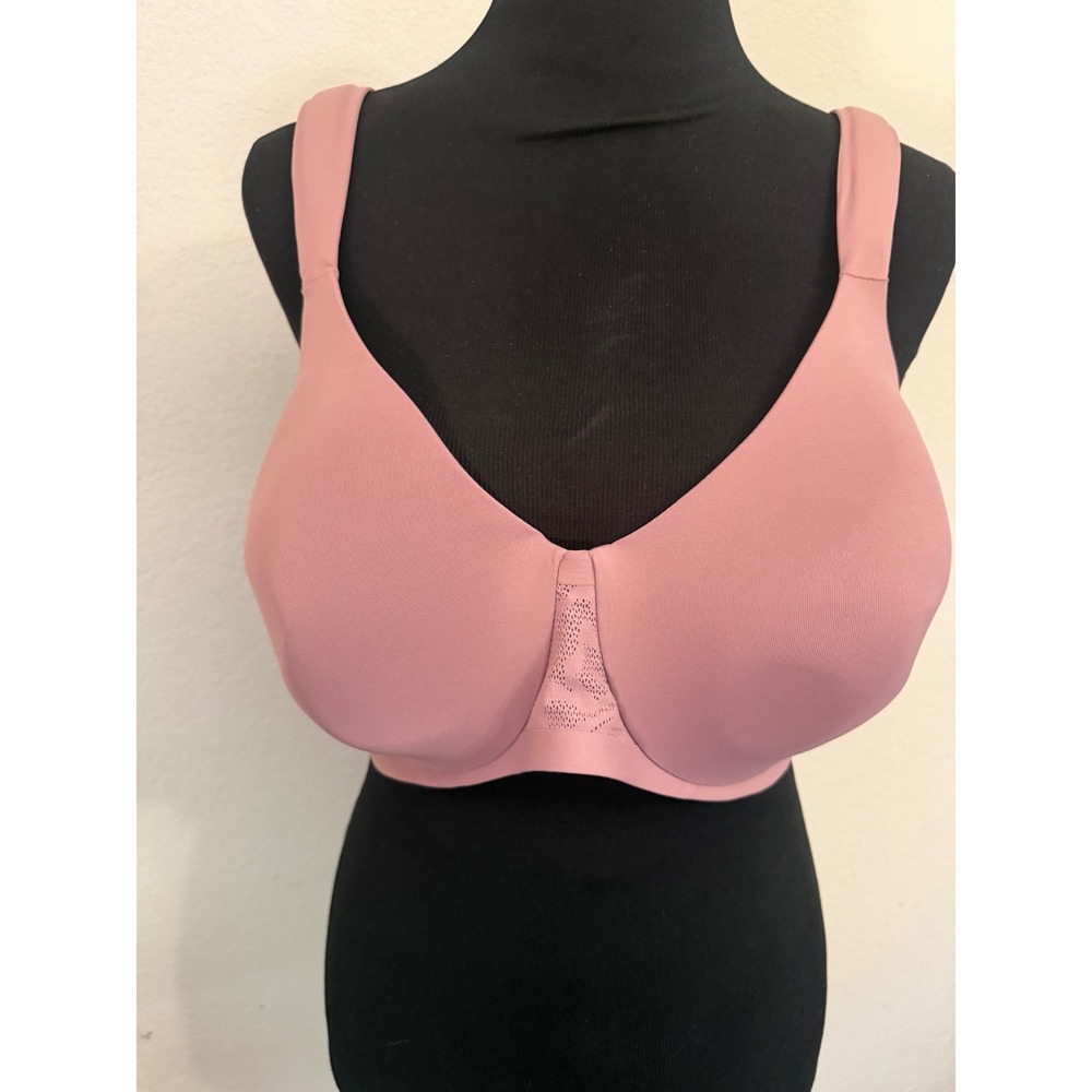 Bali One Smooth U Ultra Light Underwire Bra 42D Mauve Pink DF4580